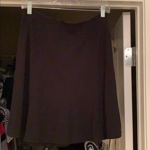 Black Ponte skirt from LOFT.